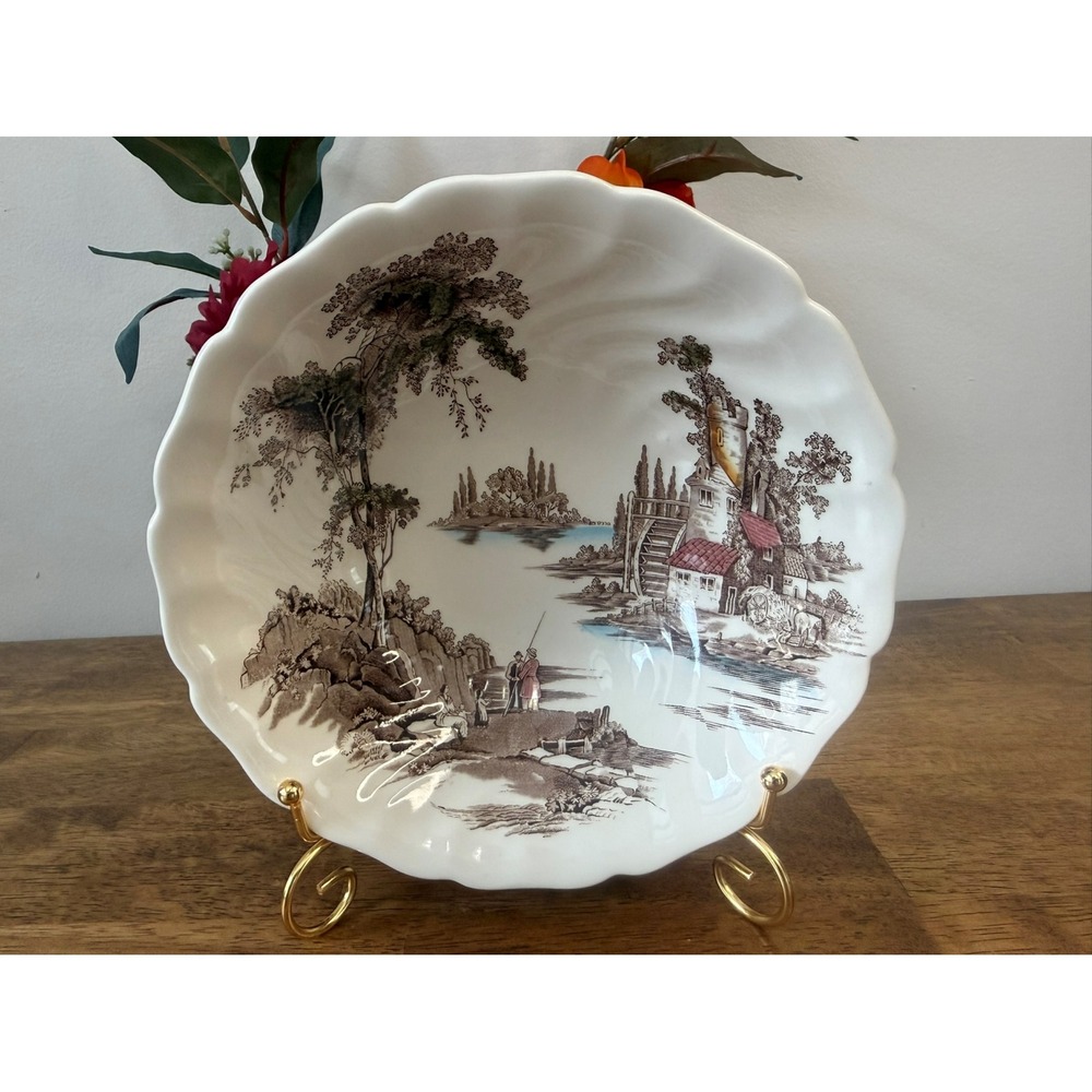 Vintage Johnson Brothers Old Mill Vegetable Serving Bowl MCM Dining‎ Holiday